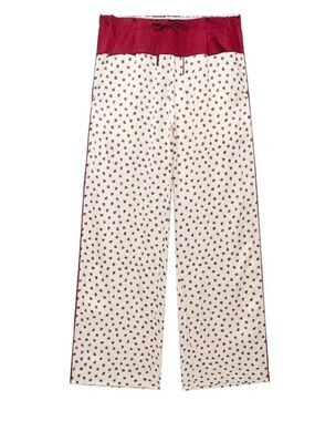 New Zara and Stefano Pilati strawberry Cream  Pants